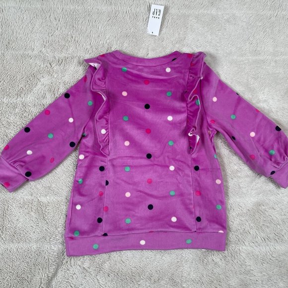 NWT GAP toddler velour tunic shirt purple sz 2T - Picture 8 of 9